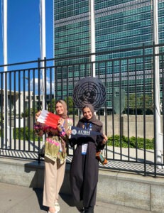 AUBH Student Represent Bahrain in New York, USA